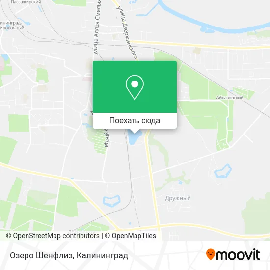 Карта Озеро Шенфлиз