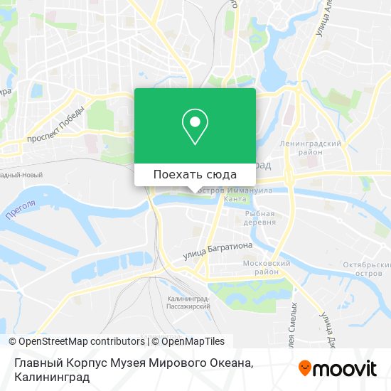 Карта Главный Корпус Музея Мирового Океана
