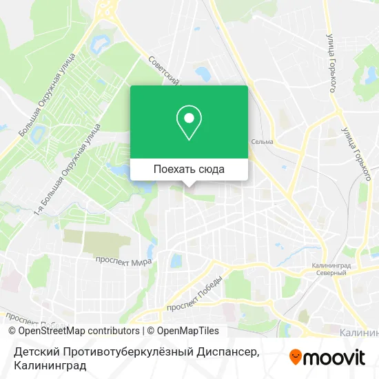Карта Детский Противотуберкулёзный Диспансер