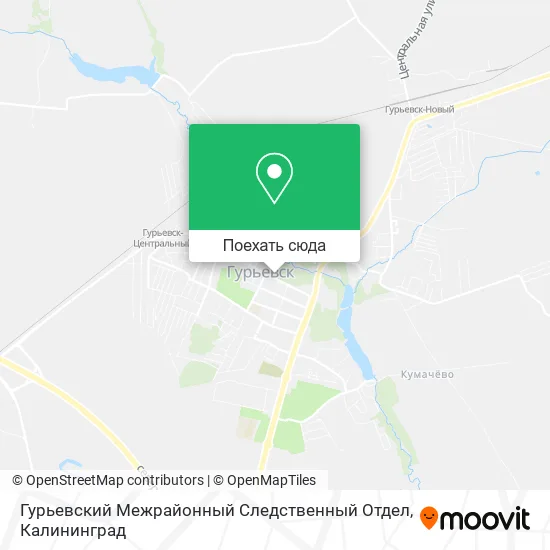Карта Гурьевский Межрайонный Следственный Отдел