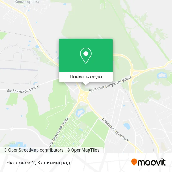 Карта Чкаловск-2