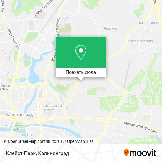 Карта Клейст-Парк