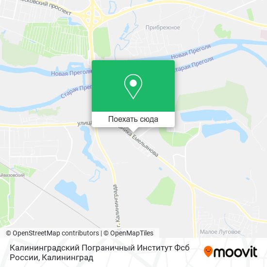 Карта Калининградский Пограничный Институт Фсб России