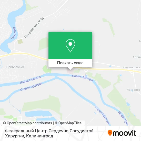 Карта Федеральный Центр Сердечно-Сосудистой Хирургии
