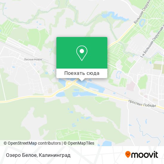 Карта Озеро Белое