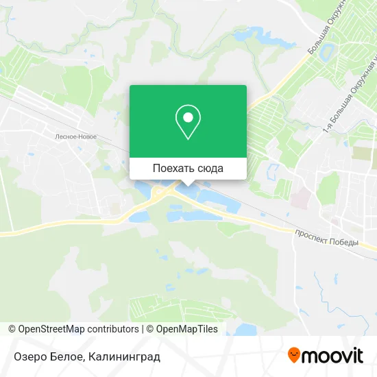 Карта Озеро Белое