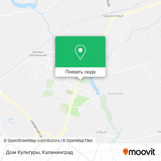 Карта Дом Культуры
