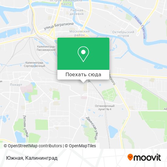 Карта Южная