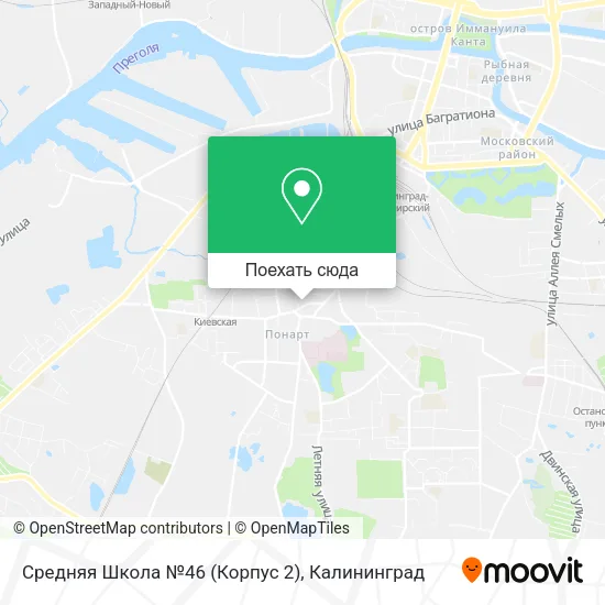 Карта Средняя Школа №46 (Корпус 2)