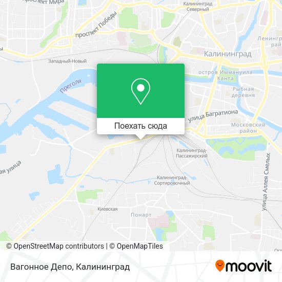 Карта Вагонное Депо