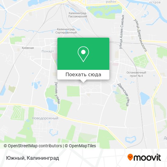 Карта Южный