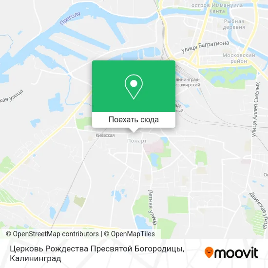 Карта Церковь Рождества Пресвятой Богородицы