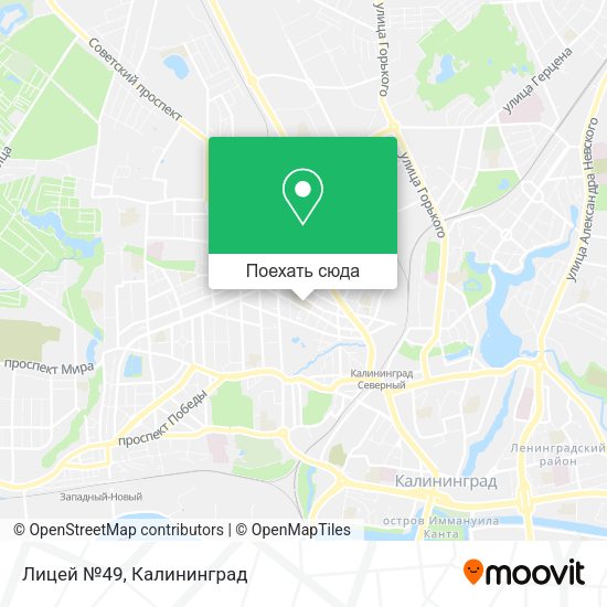 Карта Лицей №49