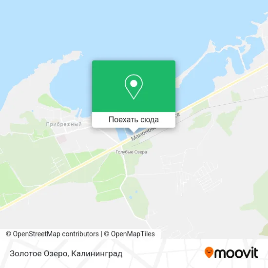 Карта Золотое Озеро