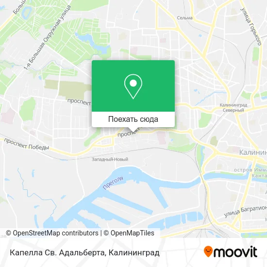 Карта Капелла Св. Адальберта