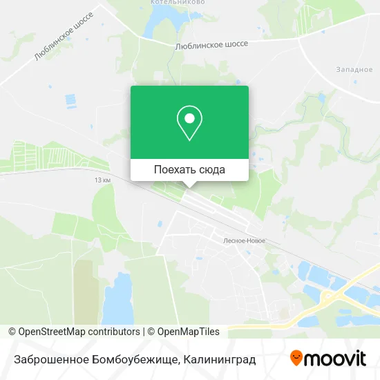 Карта Заброшенное Бомбоубежище