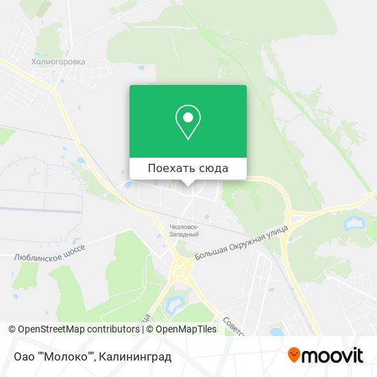 Карта Оао ""Молоко""