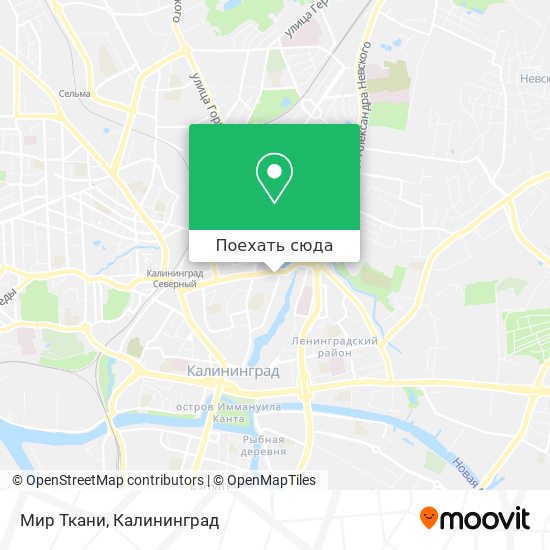 Карта Мир Ткани
