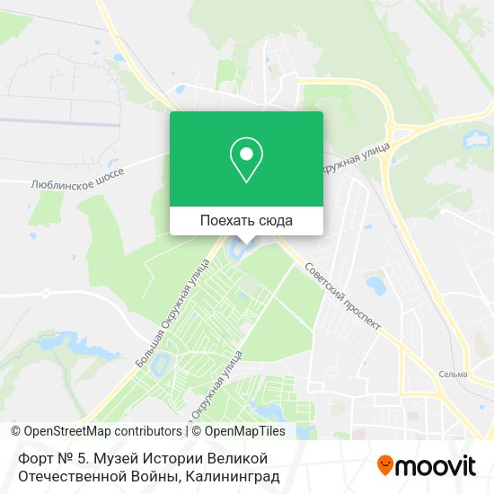 Карта Форт № 5. Музей Истории Великой Отечественной Войны