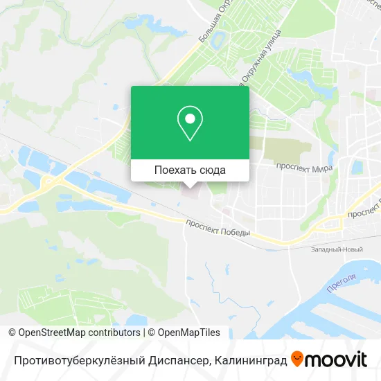 Карта Противотуберкулёзный Диспансер