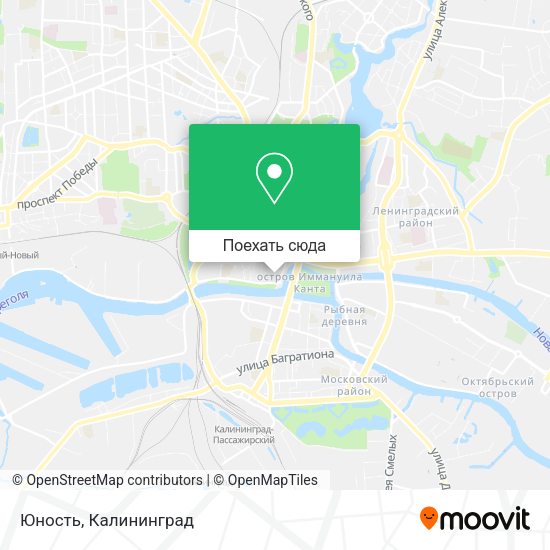 Карта Юность