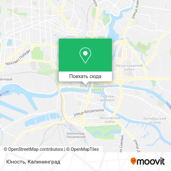 Карта Юность