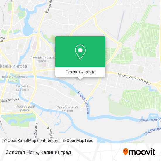 Карта Золотая Ночь