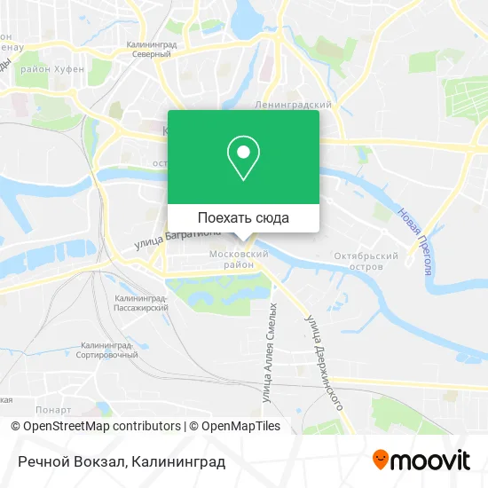 Карта Речной Вокзал