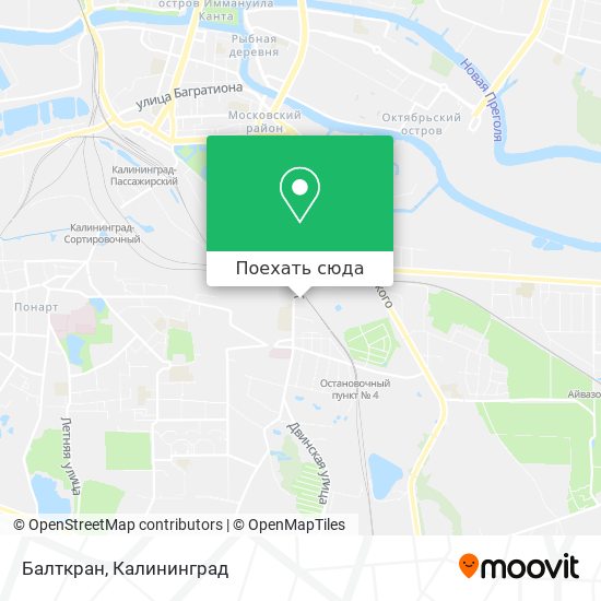 Карта Балткран