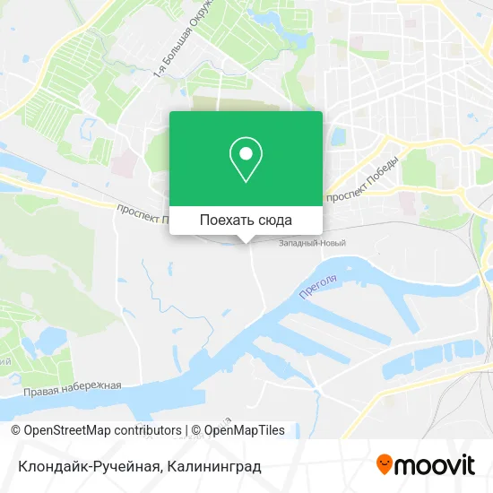 Карта Клондайк-Ручейная