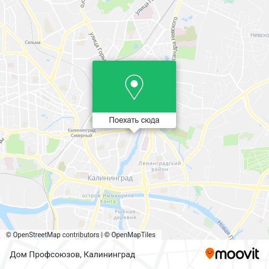 Карта Дом Профсоюзов