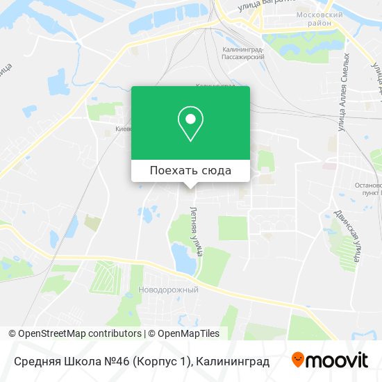 Карта Средняя Школа №46 (Корпус 1)