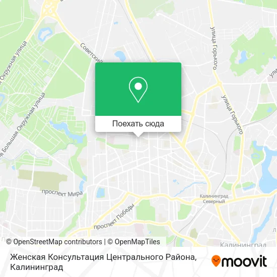 Карта Женская Консультация Центрального Района
