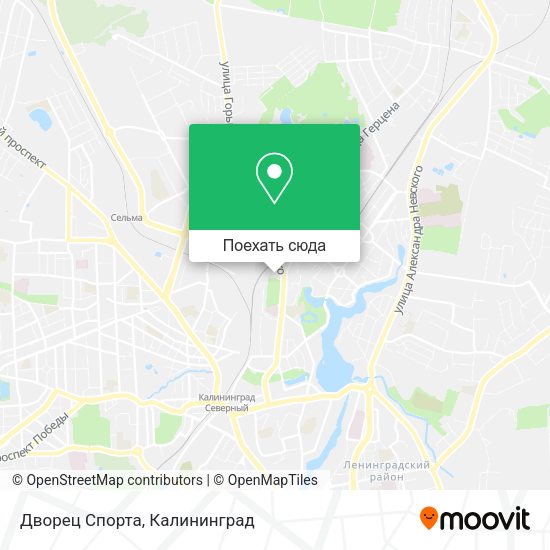 Карта Дворец Спорта