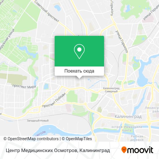 Карта Центр Медицинских Осмотров