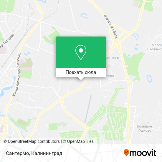 Карта Сантермо