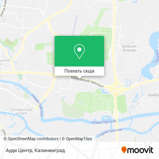 Карта Ауди Центр