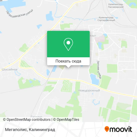 Карта Мегаполис