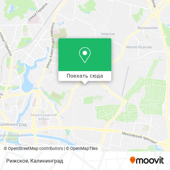 Карта Рижское