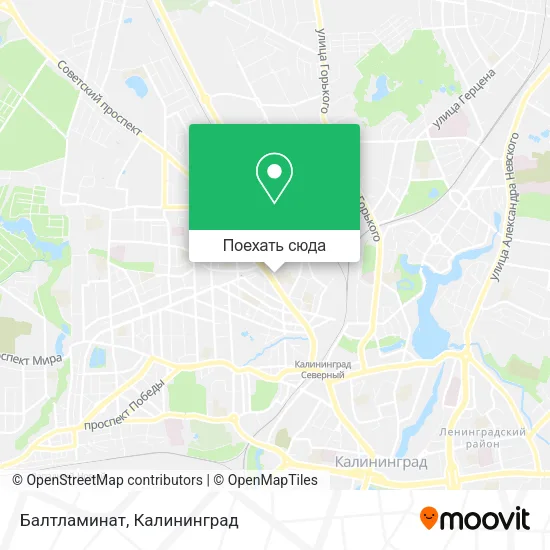 Карта Балтламинат