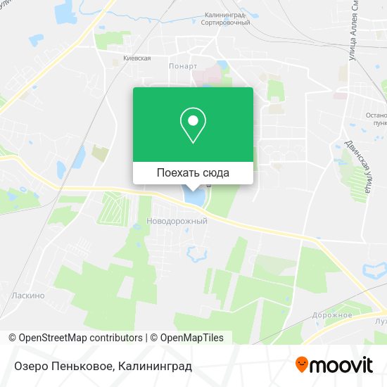 Карта Озеро Пеньковое