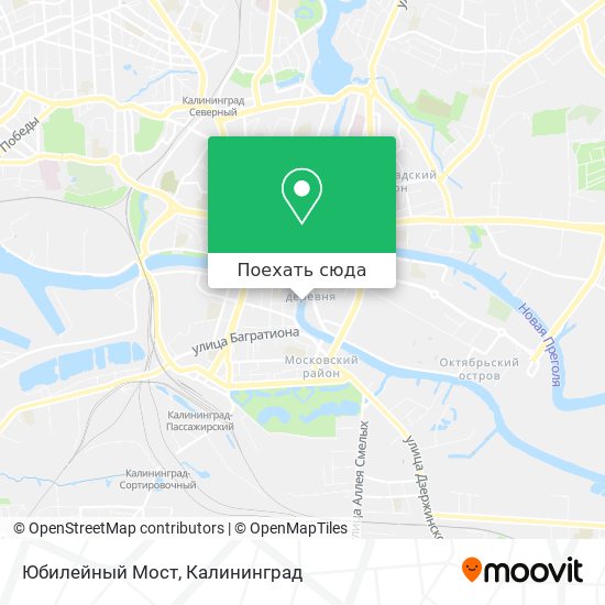 Карта Юбилейный Мост