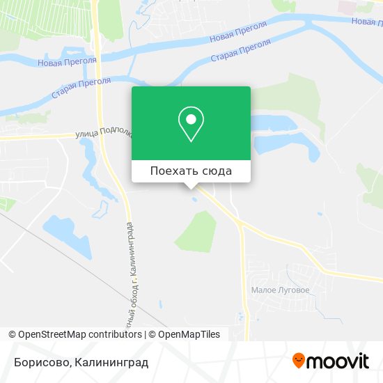 Карта Борисово