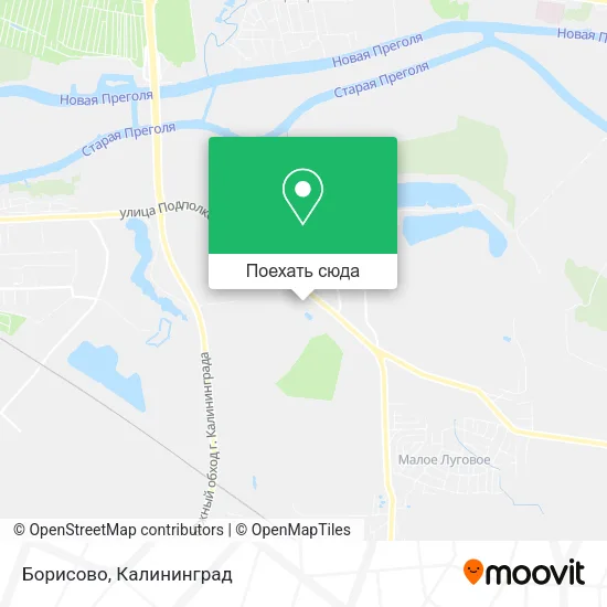 Карта Борисово