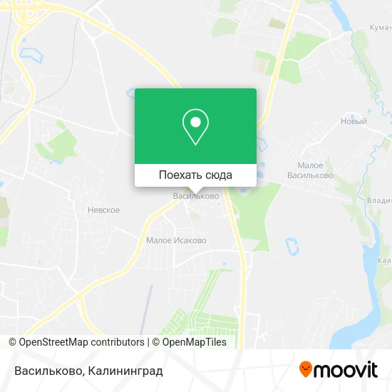 Карта Васильково