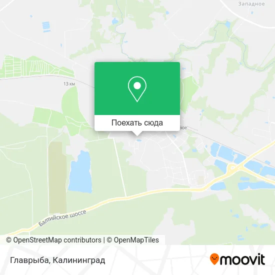 Карта Главрыба