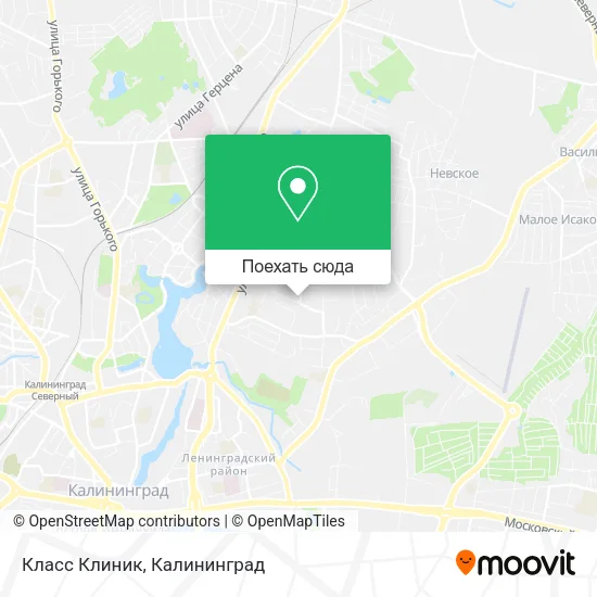 Карта Класс Клиник