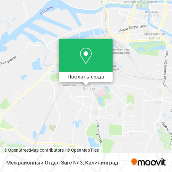 Карта Межрайонный Отдел Загс № 3