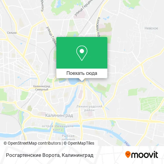 Карта Росгартенские Ворота