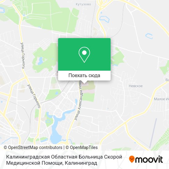Карта Калининградская Областная Больница Скорой Медицинской Помощи